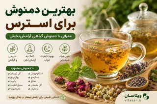 بهترین دمنوش برای استرس | معرفی 10 دمنوش گیاهی آرامشبخش